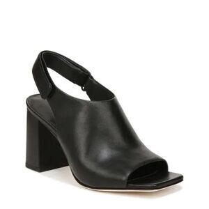Vince Niara Block Heel Slingback Sandal, Black, size 7